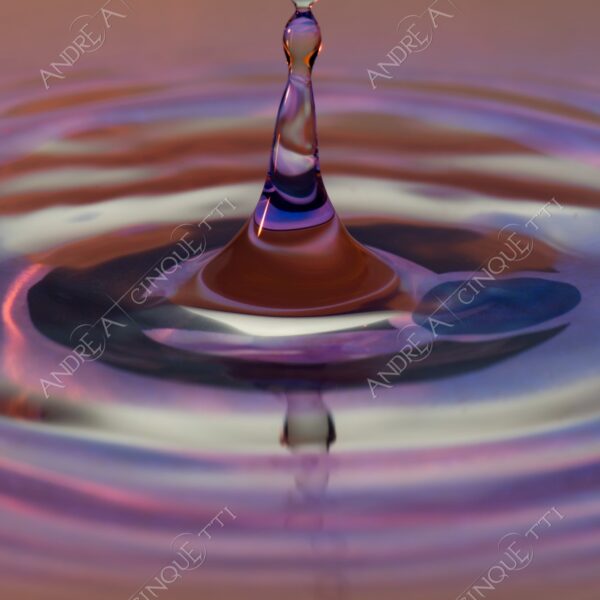 macro photography goccia gocce d'acqua water drop drops high speed sync riflessi reflections splash colori colours bounce bouncing marchio logo eurex eur-ex rettifica