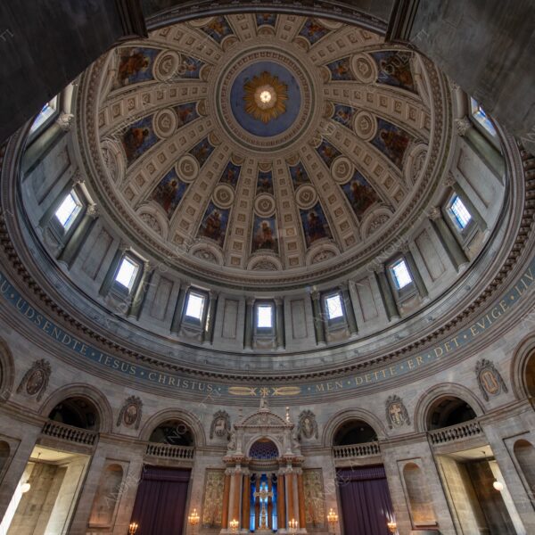 danimarca denmark copenaghen copenhagen chiesa church frederiks kirke cupola dome