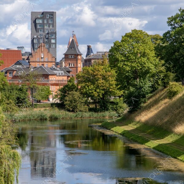 danimarca denmark copenaghen copenhagen kastellet fortezza militare nuvole clouds