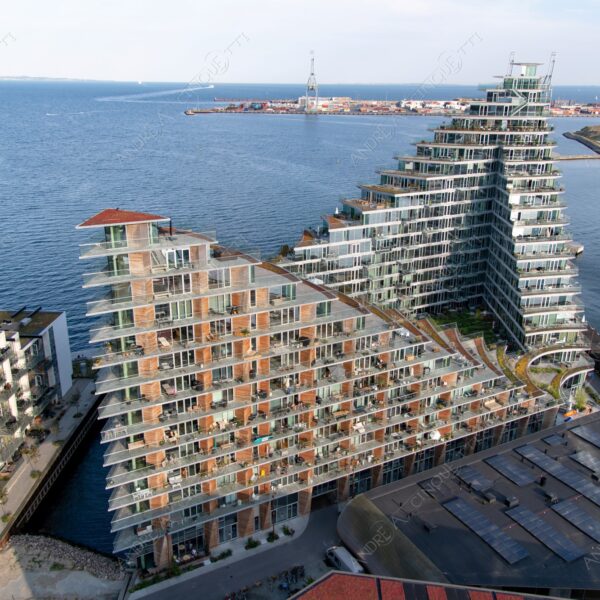 danimarca denmark aarhus modern buildings architecture neighbpourhood area east edifici moderni quartiere architettura porto harbour