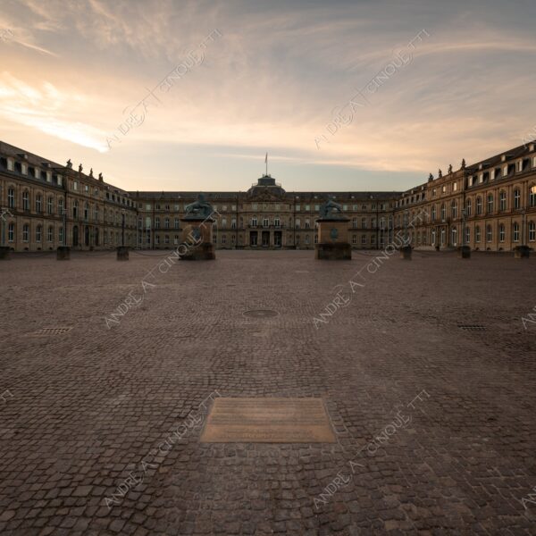 germania germany stoccarda stuttgard palazzo nuovo neues schloss stuttgart tramonto sunset sundown crepuscolo dusk twilight alba sunrise palazzo palace manor estate antico ancient piazza square