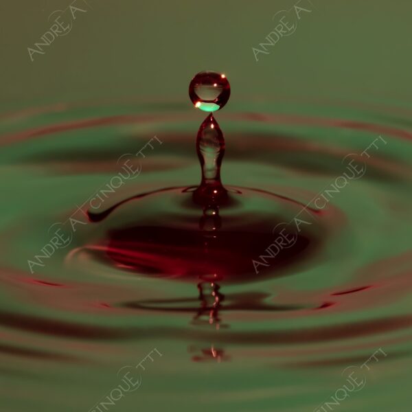 macro photography goccia gocce d'acqua water drop drops droplet droplets high speed sync studio photography riflessi reflections splash colori colours bounce bouncing