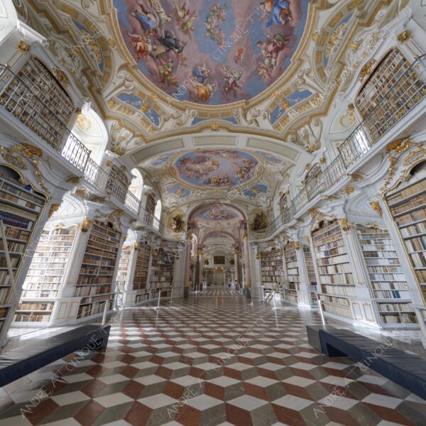 austria admont biblioteca library affresco fresco architettura architecture