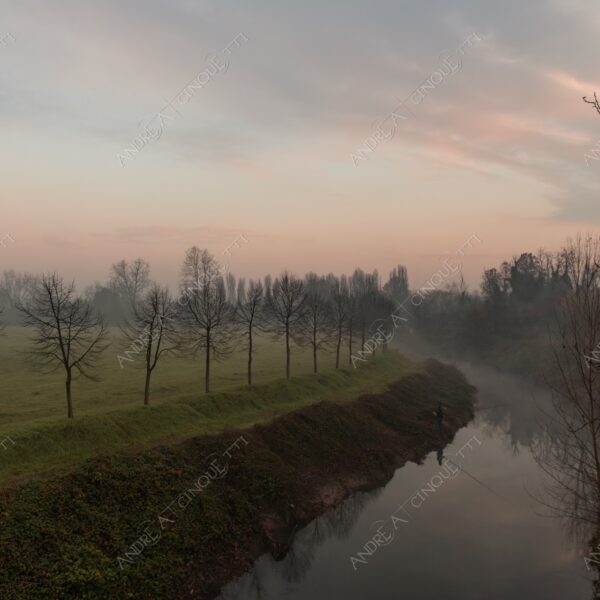 balbiano colturano campagna countryside alba sunrise tramonto sunset sundown crepuscolo twilght dusk nebbia fog foschia misty sole sun fiume river addetta