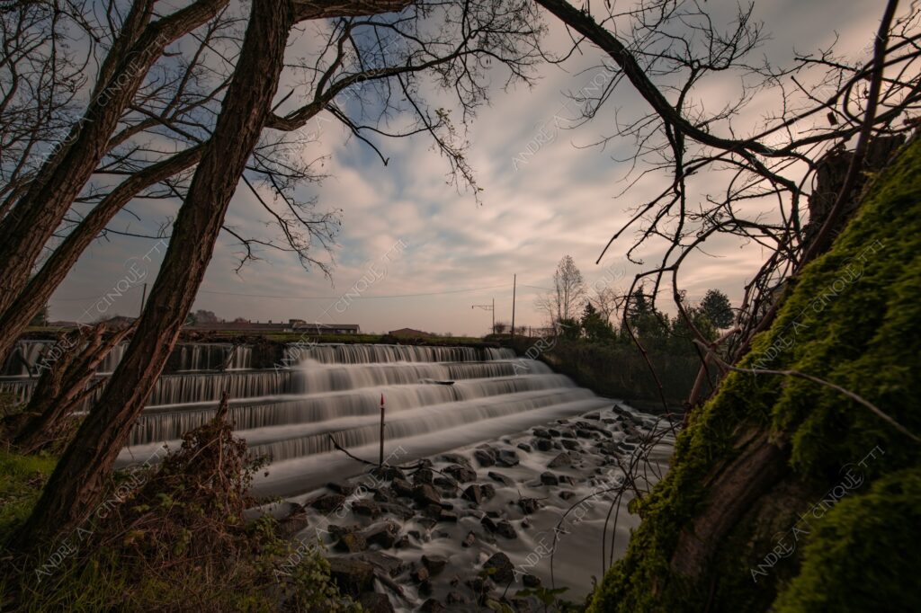 balbiano colturano campagna countryside fiume river cascata waterfall lunga esposizione long exposure