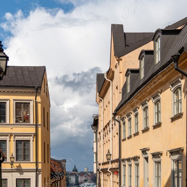svezia sweden stoccolma stockholm vicolo alley quartiere neighborhodd