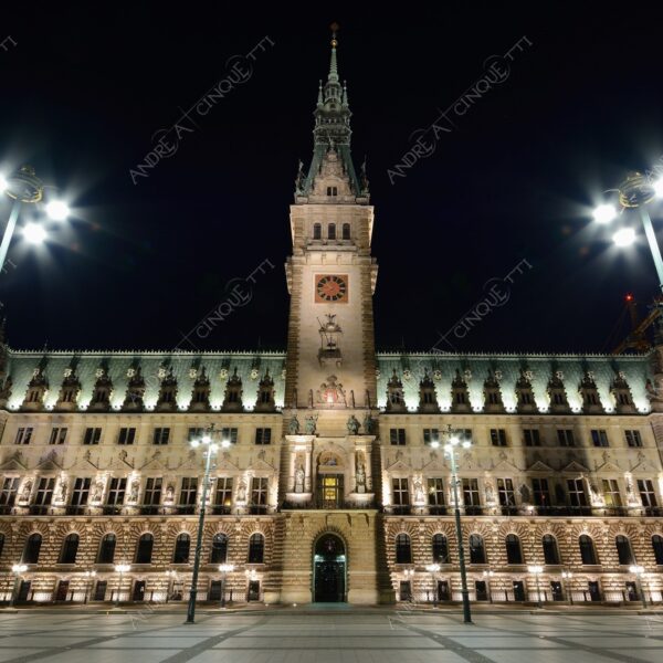 germania germany amburgo hamburg municipio city hall scale stairs prospettiva perspective piazza square