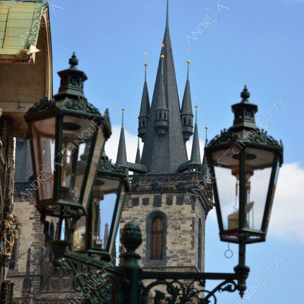 repubblica ceca czech repubblic praga prague castello castle lampione street light lamp lamppost