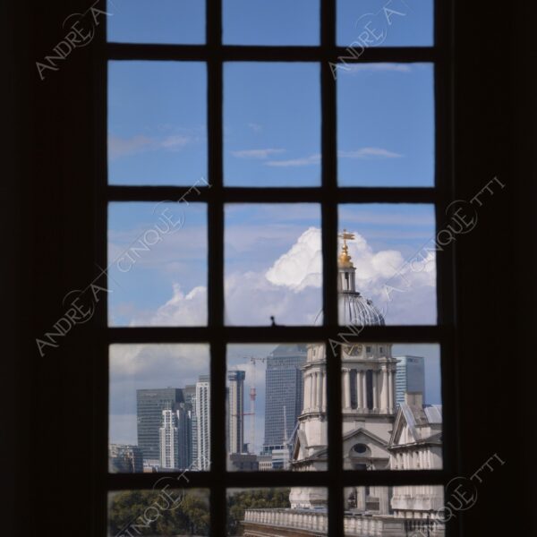 inghilterra england londra london royal museum greenwich park queen's house finestra window canary wharf