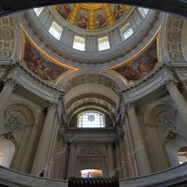 francia france parigi paris hotel des invalides interior interni architettura architecture prospettiva perspective