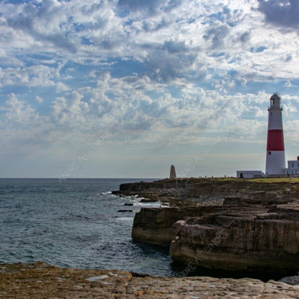 inghilterra england regno unito united kingdom jurassic coast beach shore spiaggia faro lighthouse portland bill