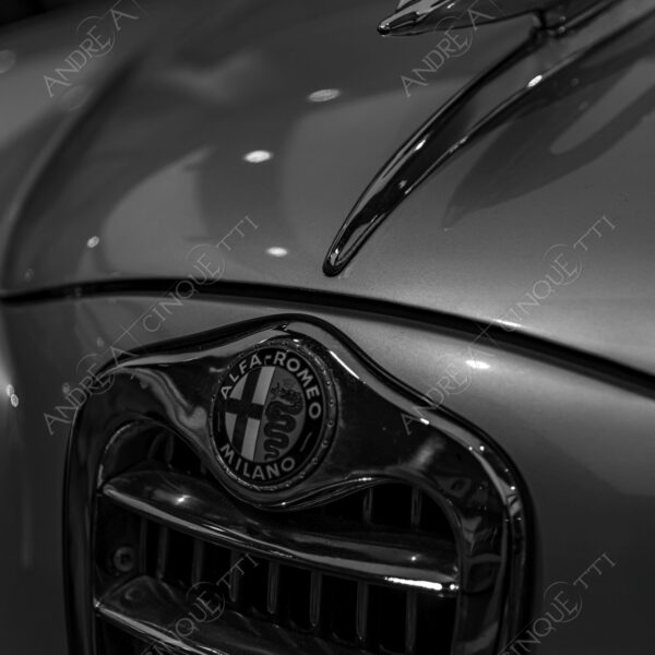 museo alfa romeo museum logo brand marchio auto antiche car ancient old bianco e nero black and white b&w silhouette luci lights cromature chrome plating dettagli particolari details